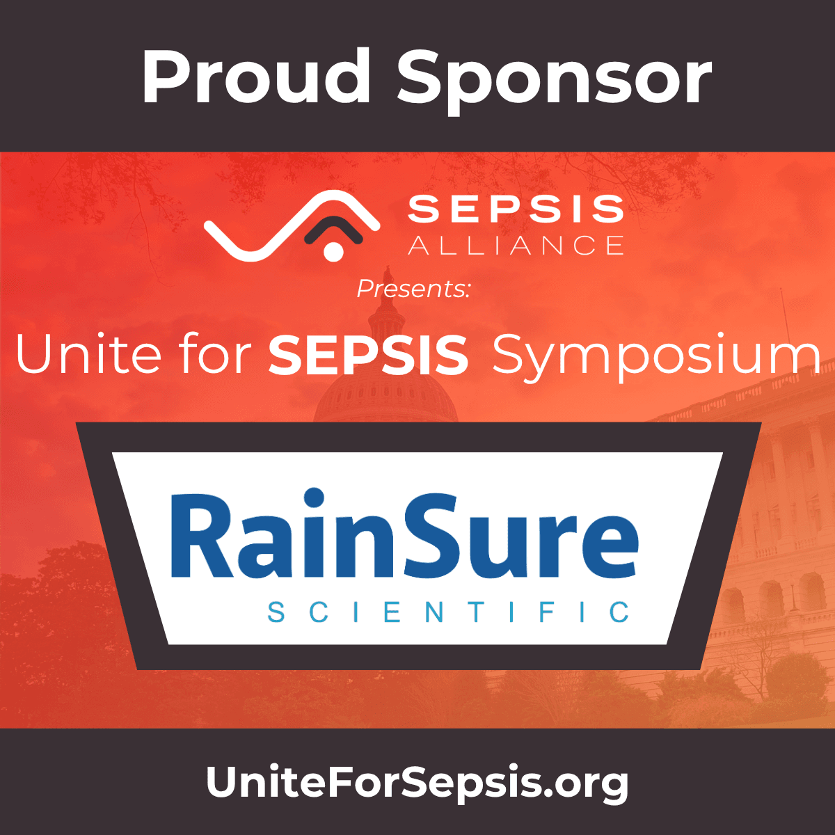 RainSure Scientific is an official sponsor of the 2nd Annual Unite for Sepsis Symposium at D.C on June 11-12