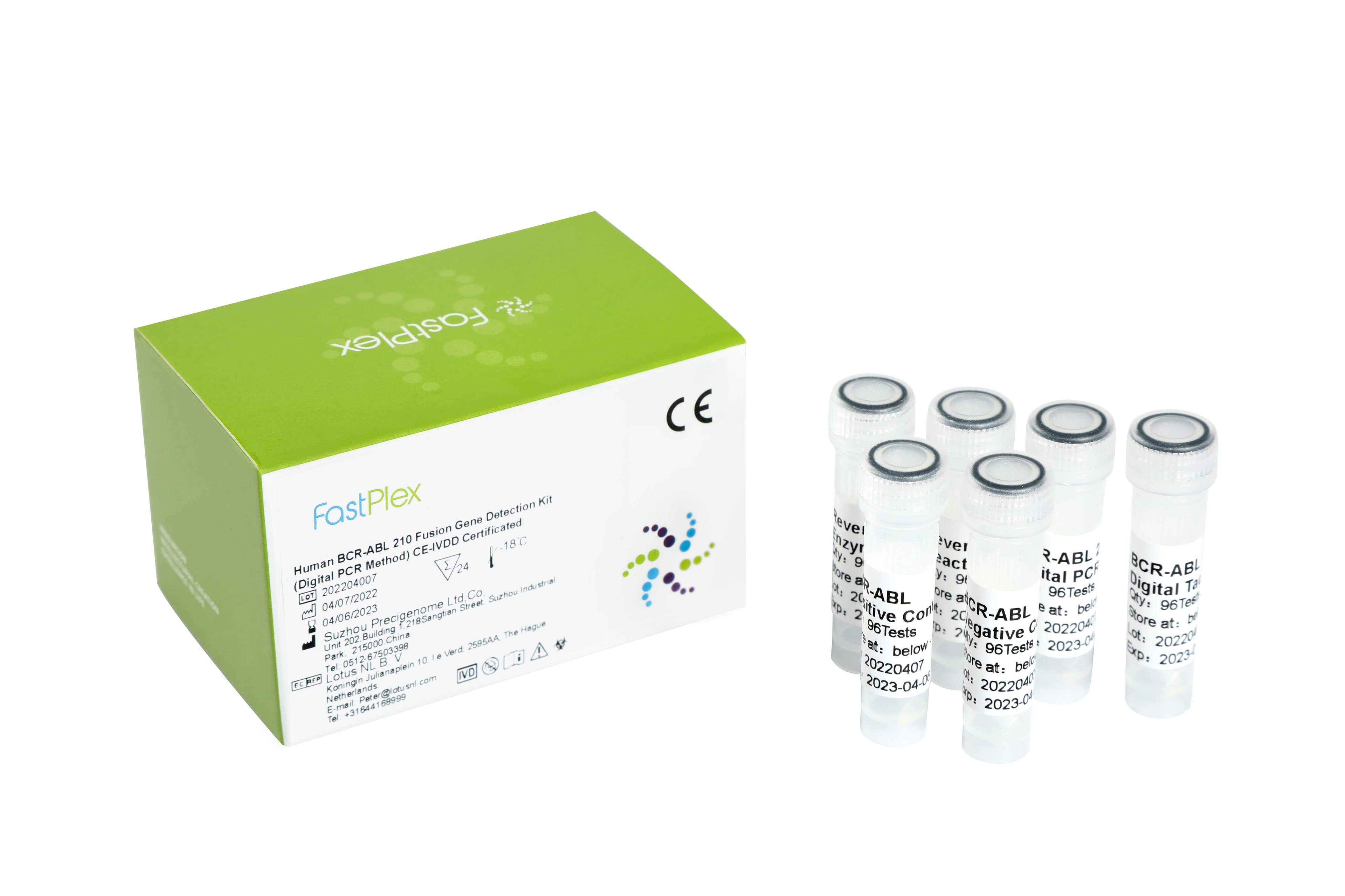BCR ABL p210/p190 digital PCR one-tube quant test