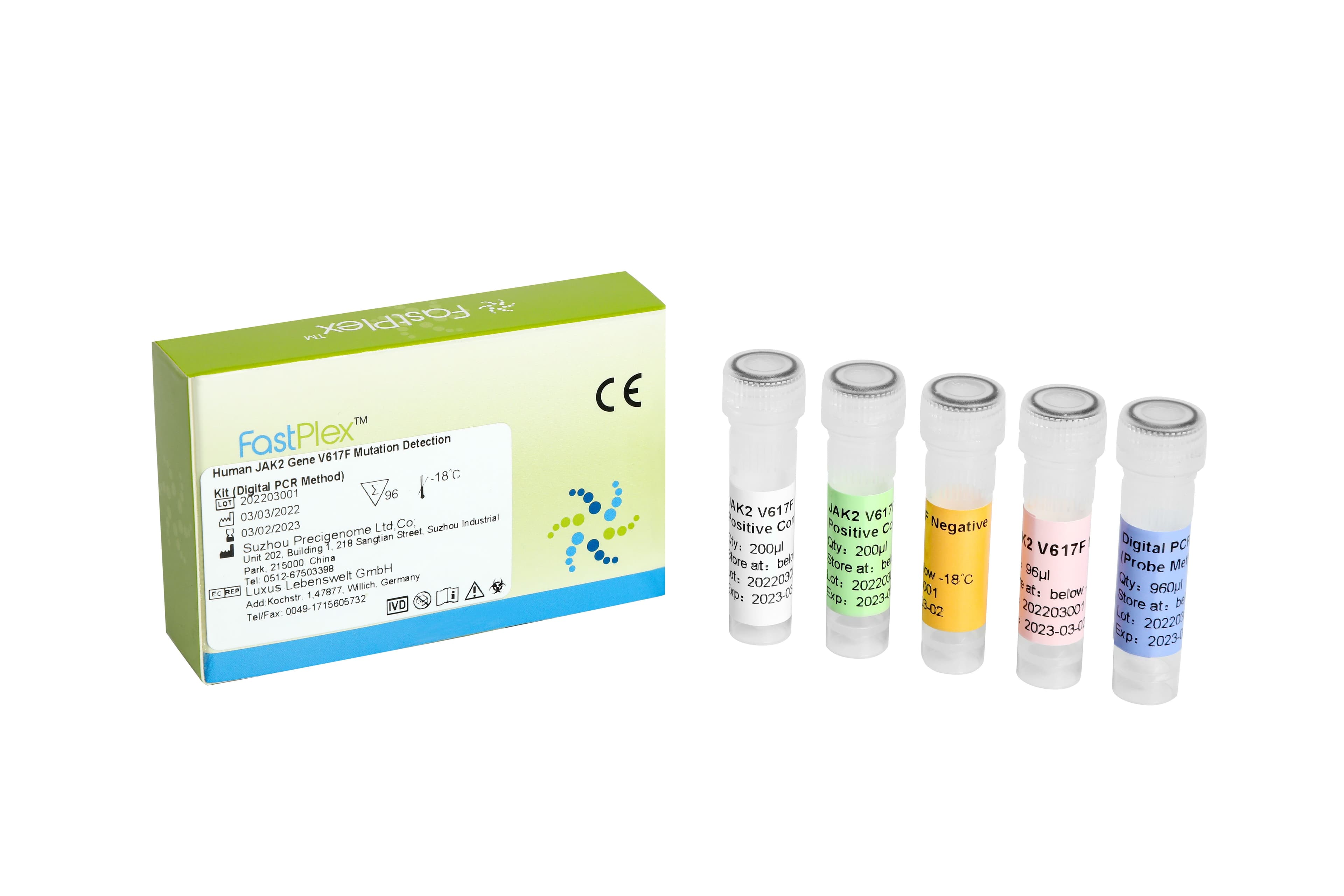 Human JAK2 Gene V617F Mutation Detection Kit (Digital PCR)